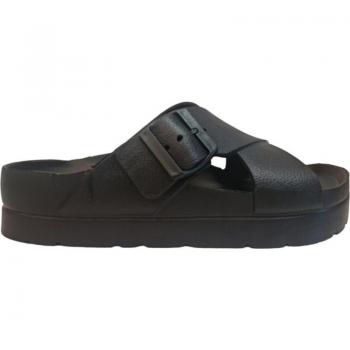 Sandalia Plana Kelara Mafe - Diseño Moderno, Sandalias de Mujer KELARA MAFE NEGRO
