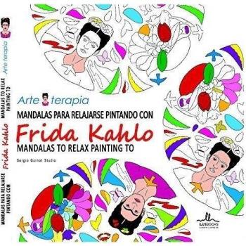 Mandalas para relajarse pintando con FRIDA KAHLO