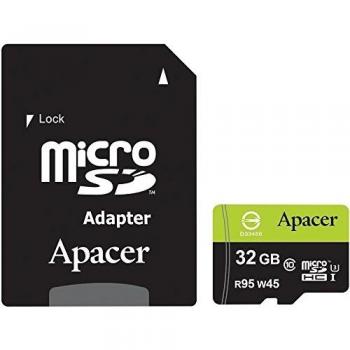 Tarjeta de memoria microSDHC Apacer UHS-I Clase 10 32GB con adaptador