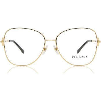 Versace VE1289 Asian Fit 1002 Women's Eyeglasses Gold Size 55 (Frame Only) - Blue Light Block Available