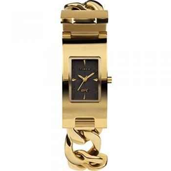 Timex UFC Championship Gold Women's Analog Quartz Watch with Stainless Steel Strap - One Size