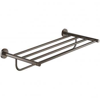 Soporte Multi-Pañuelos Grohe Essentials en Grafito Duro Cepillado – Almacenamiento Conveniente para Toda la Familia