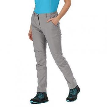 Regatta Women's Highton Stretch Walking Trousers - Water Repellent, Seal Grey, Size: 12S