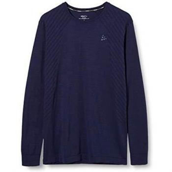 Craft Fuseknit Comfort RN LS Baselayer para Hombre, Hombre, Color Maritime, tamaño Medium