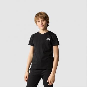 Camiseta Unisex para Niños Simple Dome de The North Face - Negra