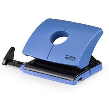 Novus B 216 mesa perforadora, metal/plástico, 1.6 mm/16 hojas, Easy Blue