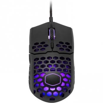 Cooler Master MM711 Ambidextro Ratón Gaming USB tipo A Óptico 16000 DPI con Iluminación RGB, Diseño de Panal Hueco, Sensor PixArt PMW3389, 6 Botones Program