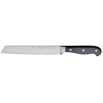 Cuchillo de Pan WMF Spitzenklasse Plus, 20 cm, Acero Inoxidable, Doble Afilado, Mango XL