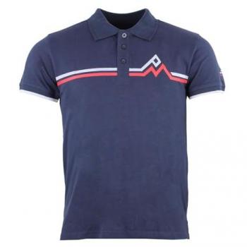 Peak Mountain Short Sleeve Crystal Polo Shirt