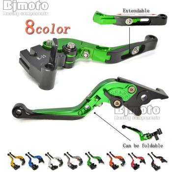 Nuevas palancas de embrague y freno plegables y extensibles de CNC para motocicleta Kawasaki Ninja 650R/ER-6F Z900 2017