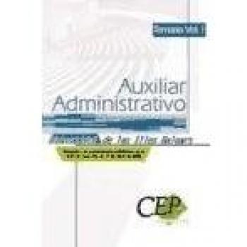 Temario Oposiciones Vol. I Auxiliar Administrativo Universidad de las Illes Balears