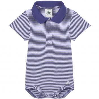 Petit Bateau Body Col Polo MC_4853501, Unisex bebé, Mehrfarbig