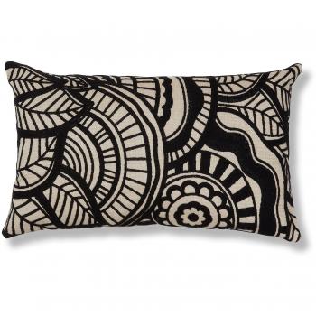 Kavehome cojn mitchel 30x50 cm negro