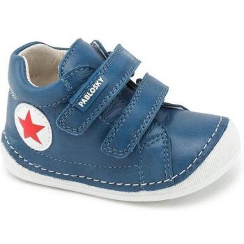 Botas de bebé niño Pablosky de piel con doble cierre adherente