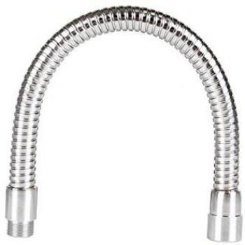 Cuello de Cisne para Micrófono 30 cm, Chapado en Cromo, Compatible con Micrófonos de Cuello de Cisne
