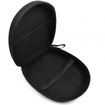 Vida VC® Negro carcasa rígida auriculares funda de transporte tamaño grande para Sony MDR-ZX100 ZX110 ZX300 ZX310 ZX600 MDR-10RBT auriculares/Audio Technica auriculares con espacio para Cable Amp almohadillas iPod partes