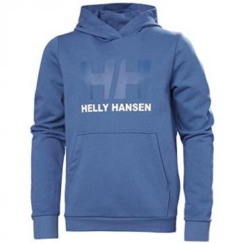 Sudadera con capucha niño Helly Hansen HH® Logo Hoodie 2.0, color Azurite, talla 8 años, unisex