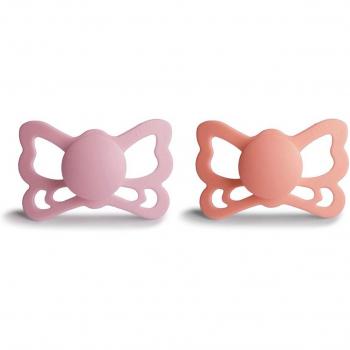 Pack de 2 Chupetes Anatómicos Frigg Butterfly Silicona 6-18 meses