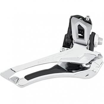 Desviador Dianteiro Shimano 105 FD-R7000 2x11, 34,9mm, Down Swing, Prata