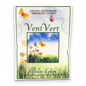 Ambientador de perfume Boles d'olor Mini Sachet Vent Vert - Ideal para armarios, automóviles, cajones y cajas