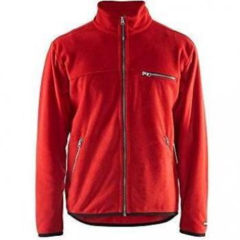 Blaklader Red Microfleece Jacket Size L