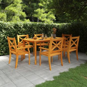 Acacia Solid Wood Garden Table 63x35.4x29.5