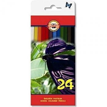 KOH-I-NOOR Hardtmuth Set of Coloured Pencils 3618 24 Butterfly