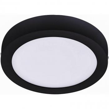 Lámpara de techo LED EGLO Fueva-Z, Ø 21 cm, negro, 16.5W, 2250lm, IP44, Smart Home