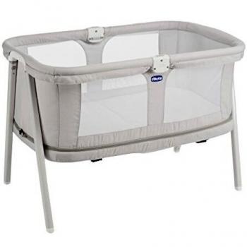Chicco Lulla Go Zip - Cuna ultraligera transformable, 0-18 meses, 7 kg, color gris