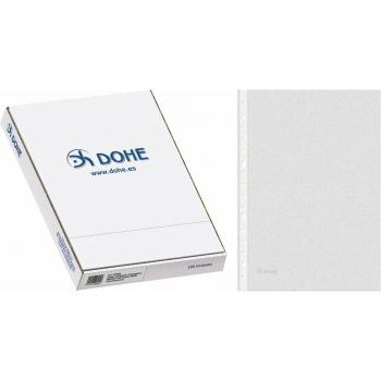 Dohe Premium - Pack de 100 fundas multitaladro, folio, Plus