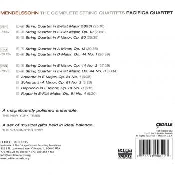 Pacifica Quartet Complete String Quartets