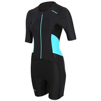 Zone3 Traje de Triatlón de Manga Corta Activate Negro Mujer - XS