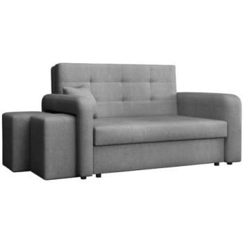 Sofá-cama Columbus 157 con caja de ropa de cama, dimensiones 158x85x98cm y función de sofá