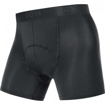 GORE Wear Bóxer transpirable para hombre, Con badana, S, Negro, 100013