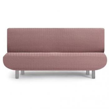Funda sofá bielástica Clic-Clac Jaz 3 plazas rosa 160 x 100 x 230 cm