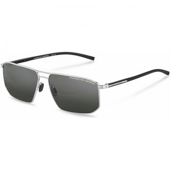 Porsche Design P8696 Polarized D Men's Sunglasses Silver Size 61