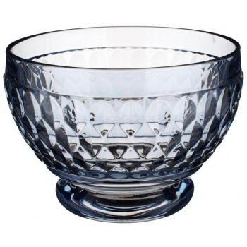 Villeroy & Boch Boston Coloured Tazón para postres, 430 mililitros, Cristal, Azul