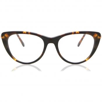 Gafas Recetadas Cat Eye Montura Completa Plástico Tortoiseshell para Mujer - Gafas Anti-Azules - SmartBuy Collection