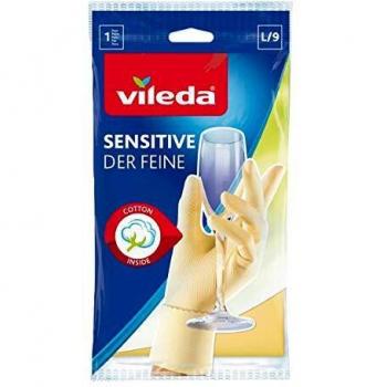 Vileda Der Feine - guantes protectores, talla L, colores surtidos