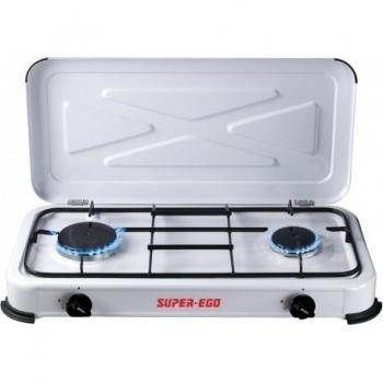 Super Ego SEH024800 Cocina Gas portátil, Blanco, 60x10x30 cm