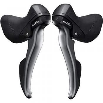Shimano Claris ST-R2000 Manetas de Cambio y Freno para Bicicleta de Carretera, Juego de 3x8 Velocidades, Izquierda y Derecha