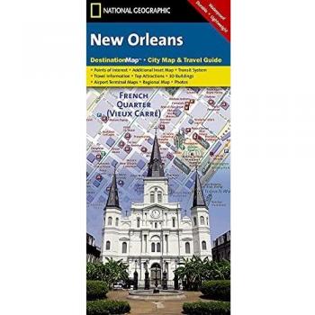 National Geographic New Orleans Illustrated Map