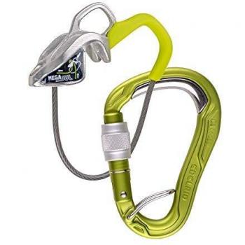 Edelrid MegaJul + HMS Bulletproof Screw FG Belay Device 737340001380, Color: Oasis, w/ Free S&H