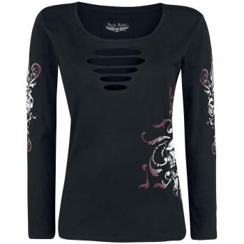 Rock Rebel by EMP Excuses Manga Larga Mujer Negro L