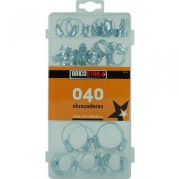 Bricostar ASI400BRIT57 - Pack de 40 abrazaderas