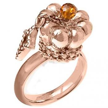 Anillo de mujer Folli Follie de acero inoxidable color rosa talla 16 (referencia: 3R2T007RF)