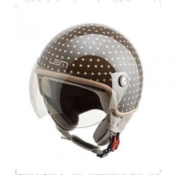 CASCO MOTO LEM- ROGER DUSTY BROWN