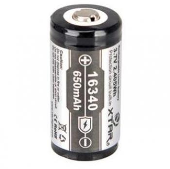Batería Recargable de Litio-Ion 3.7V - 650mAh - 16340
