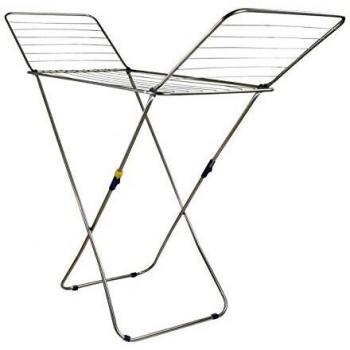 Habitex 33YINOX - Tendedero Plegable Acero Inoxidable, Con Alas