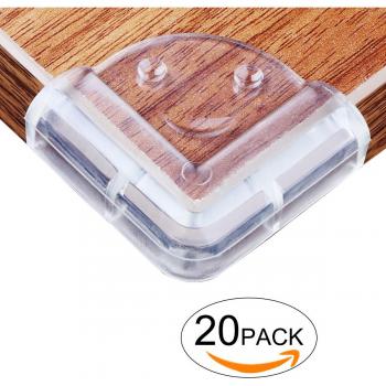 Protecciones para esquinas CRAZYLYNX Protectores de esquina de seguridad para bebés Guardias Soft Protegen a niños niños de lesiones Anti-colisión Mesa de seguridad Guardia de esquina